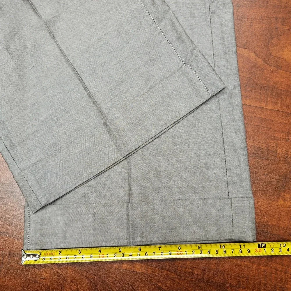 Banana Republic Martin Fit Wide Leg Pants Womens 6 Taupe Career Trousers‎